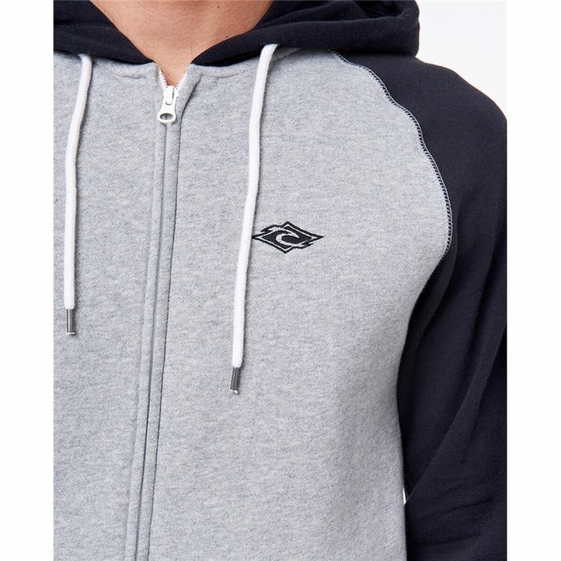 Sweat à capuche homme Rip Curl Gris clair