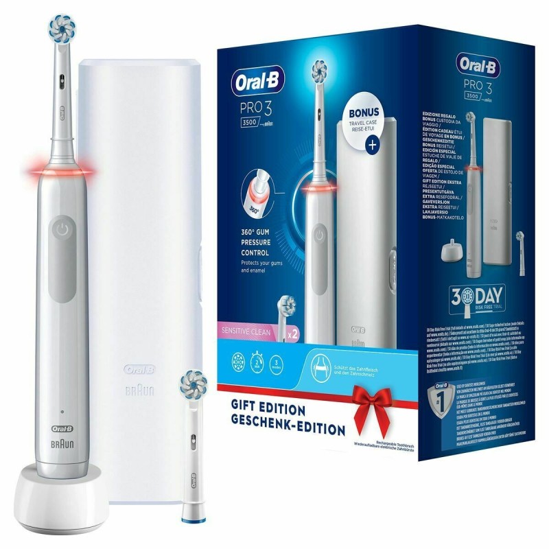 Brosse à dents électrique Oral-B PRO 3500 Blanc