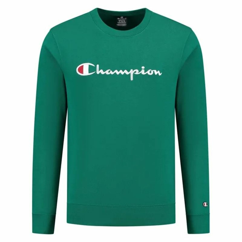 Sweat sans capuche homme Champion Crewneck Vert