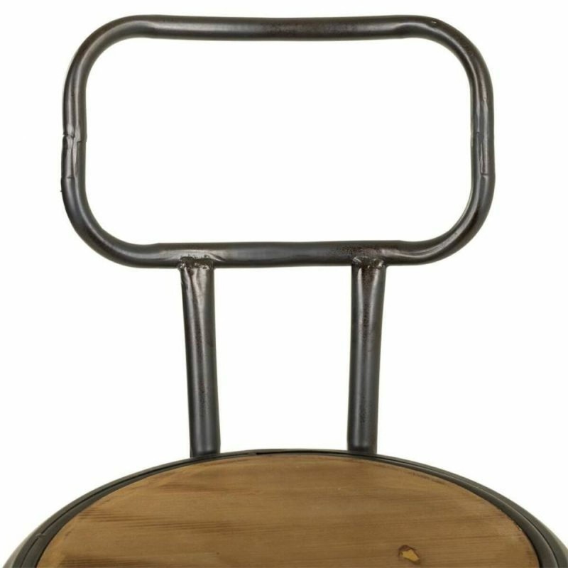 Tabouret Alexandra House Living Marron Gris Bois Métal 54 x 92 x 42 cm