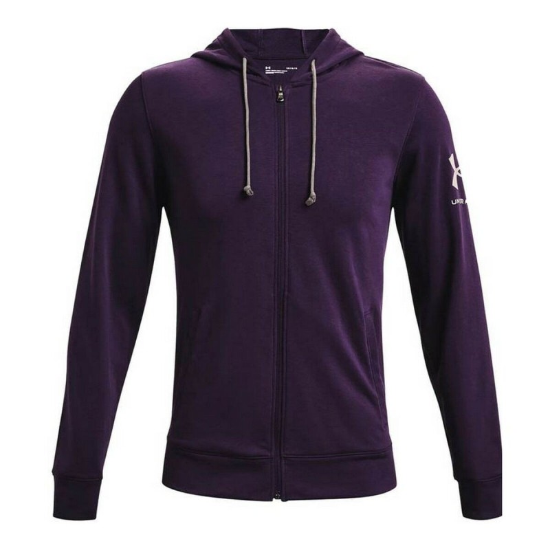 Veste de Sport pour Homme Under Armour Rival Terry Magenta