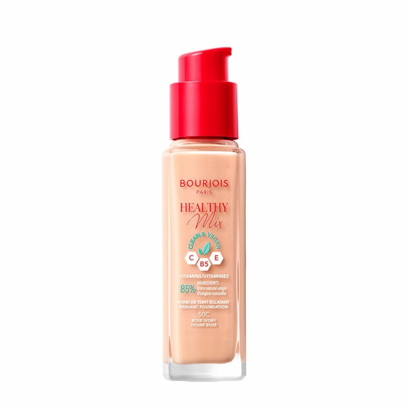 Base de maquillage liquide Bourjois Healthy Mix Nº 50C Rose ivory 30 ml