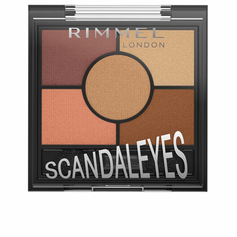 Palette d'ombres à paupières Rimmel London Scandaleyes Nº 005 Sunset bronze 3