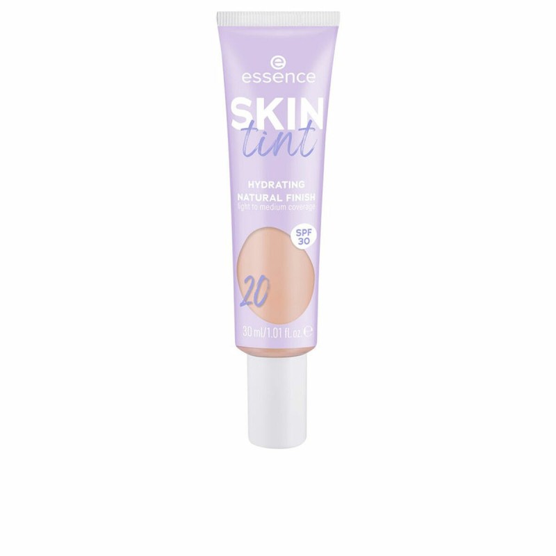 Crème Hydratante avec Couleur Essence SKIN TINT Nº 20 Spf 30 30 ml