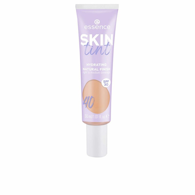 Crème Hydratante avec Couleur Essence SKIN TINT Nº 40 Spf 30 30 ml