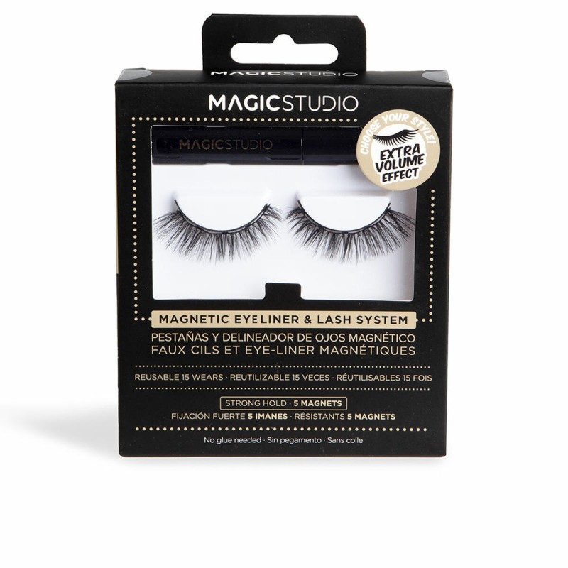 Lot de faux cils Magic Studio Extra volume Magnétique 2 Pièces