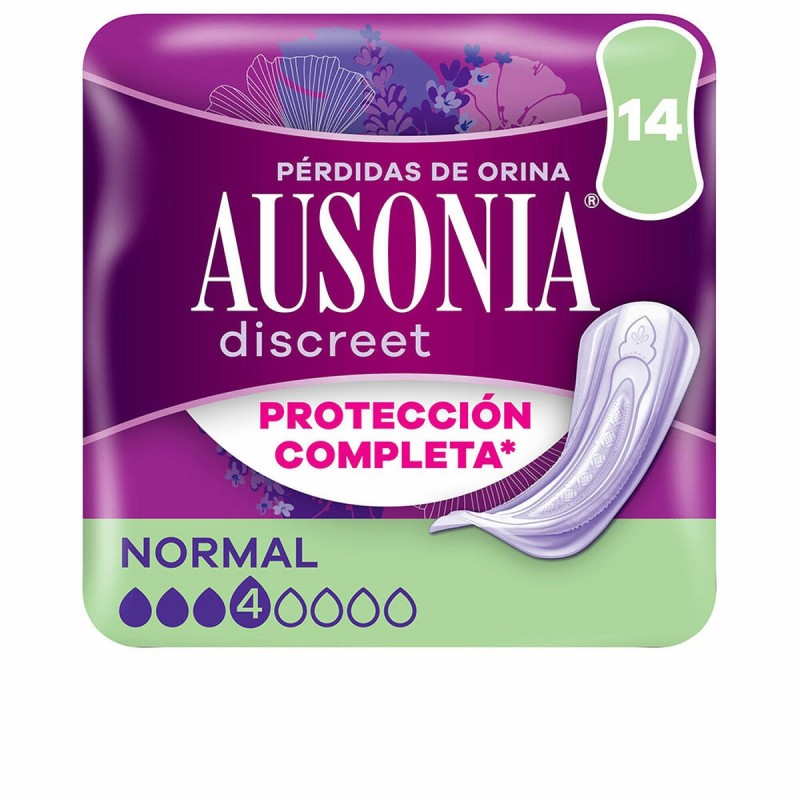 Compresses pour Incontinence Ausonia DISCREET 14 Unités