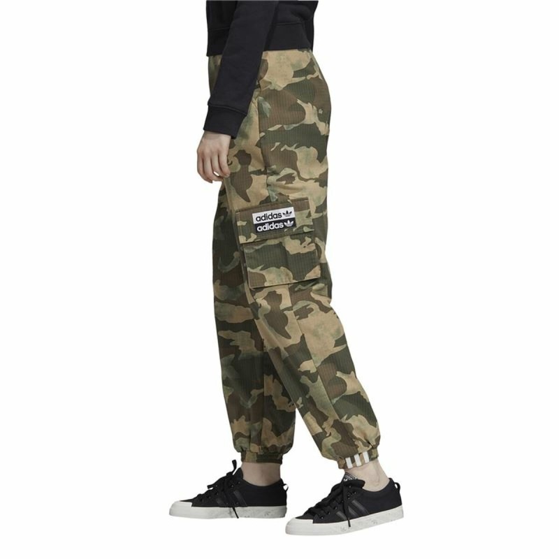 Pantalon de Survêtement pour Adultes Adidas Originals Camo Femme Vert foncé