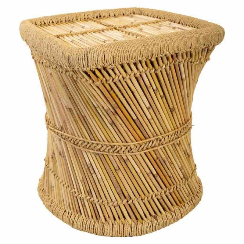 Table d'appoint Alexandra House Living Naturel Bambou Corde 43 x 47 x 43 cm