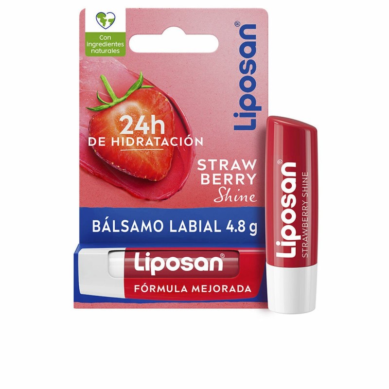 Baume à lèvres Liposan STRAWBERRY SHINE Fraise 4