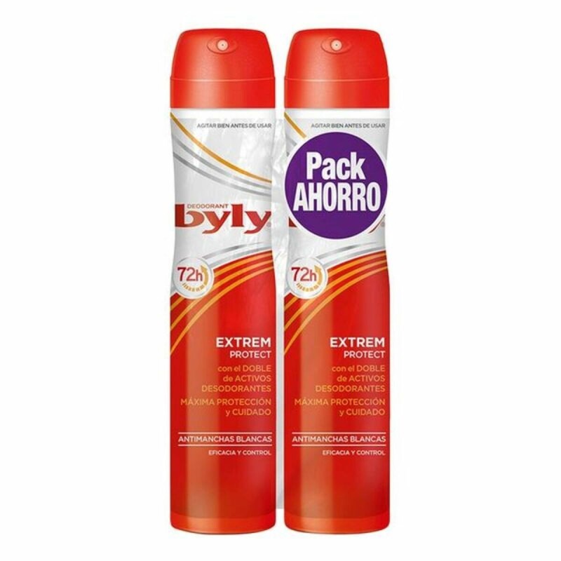 Spray déodorant Extrem Protect Byly 8411104041158 (2 uds) 200 ml