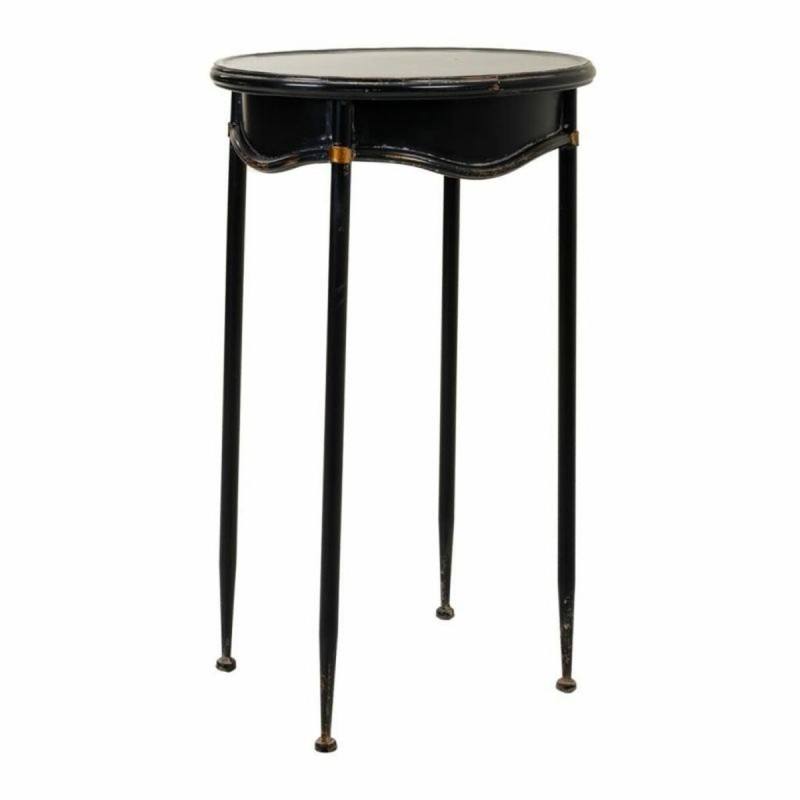 Jeu de 2 tables Alexandra House Living Noir Métal 75 x 75 x 50 cm