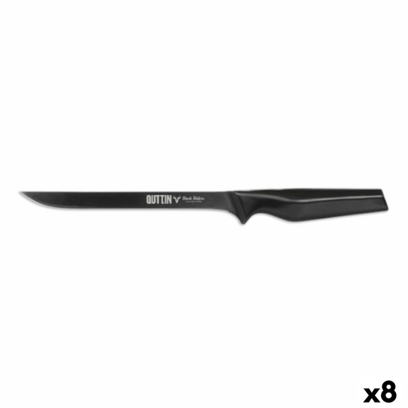 Couteau à jambon Quttin Black Edition 16 cm 8 Unités