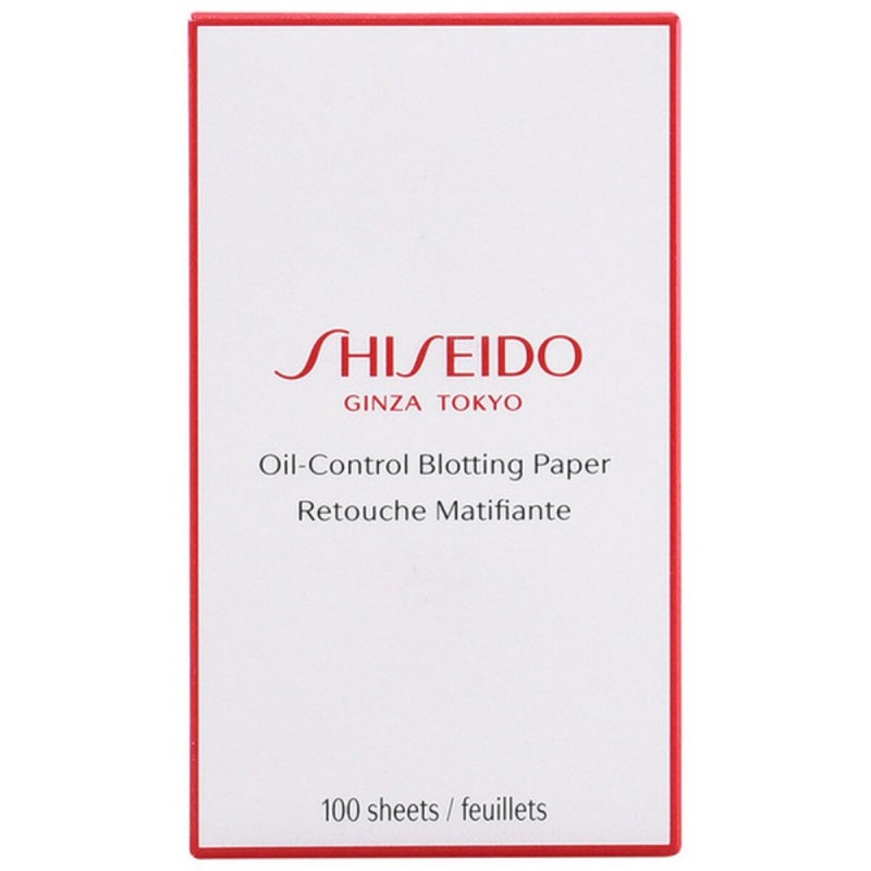 Fueuilles en Papier Astringent Shiseido The Essentials (100 Unités)