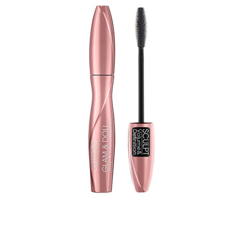 Mascara pour les cils effet volume Catrice Glam & Doll Nº 010 Noir (9