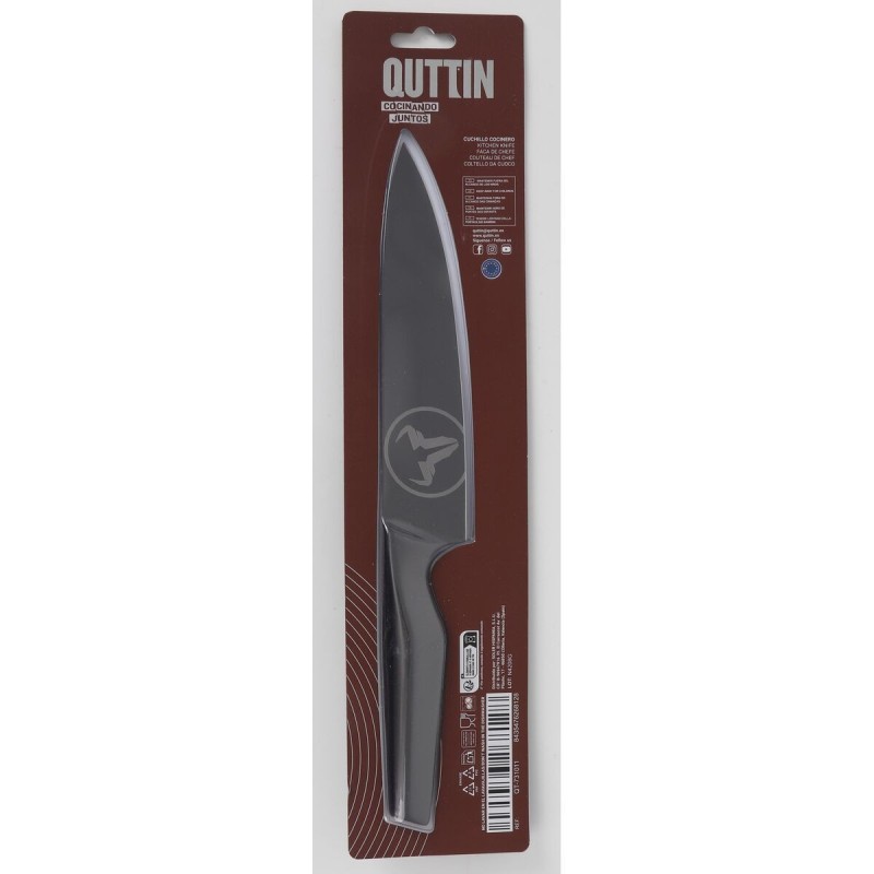 Couteau Chef Quttin Black Edition 20 cm (8 Unités)