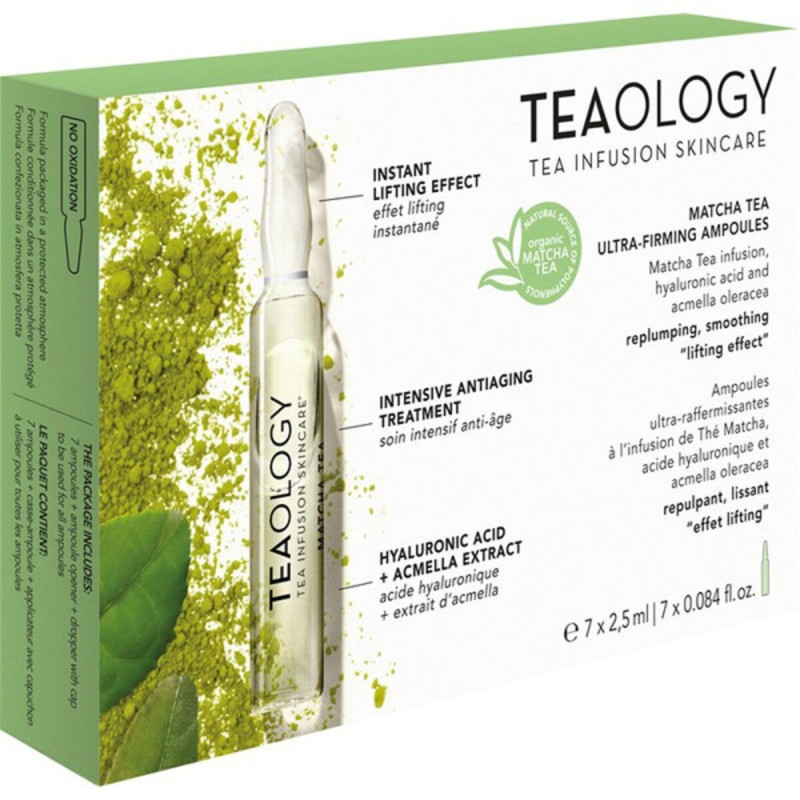 Ampoules effet lifting Teaology Matcha Tea Thé Matcha 7 ml (7 x 2