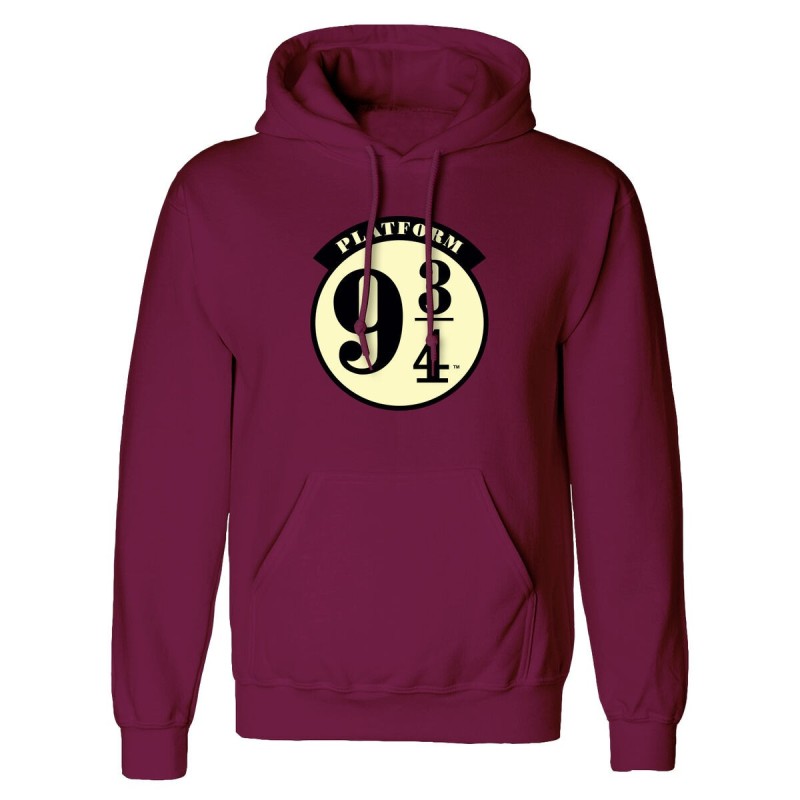 Sweat à capuche unisex Harry Potter Platform 9 and 3 Quarters Bordeaux