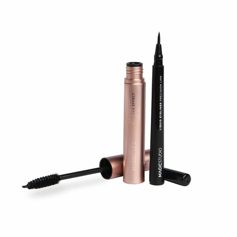 Eyeliner Magic Studio Shaky Liquid Eyeliner Volume Mascara Mascara pour cils 2 Pièces