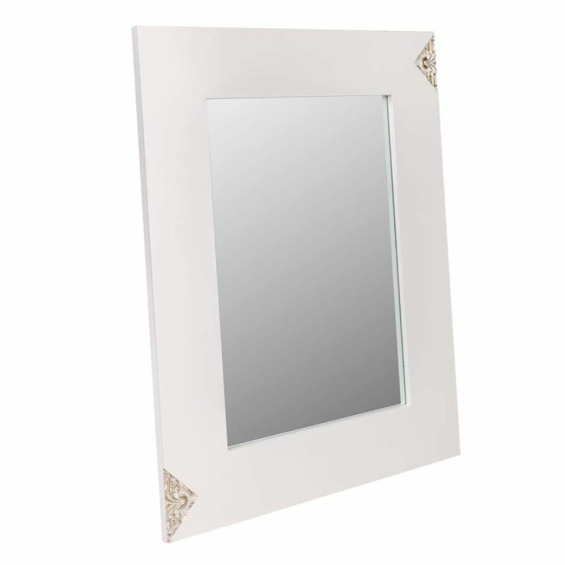 Miroir mural Alexandra House Living Blanc verre Bois MDF 2 x 90 x 70 cm