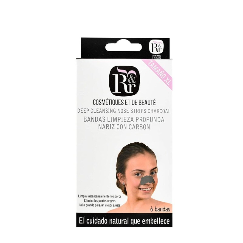 Bandes de Nettoyage Pores Rose & Rose Charbon 6 Unités