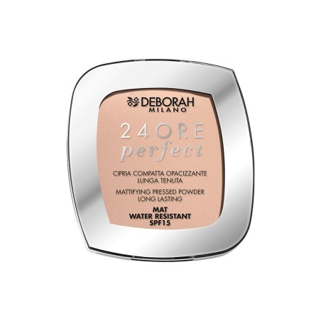 Poudres Compactes Deborah 24ore Perfect Nº 03 Rose Spf 15 9 g