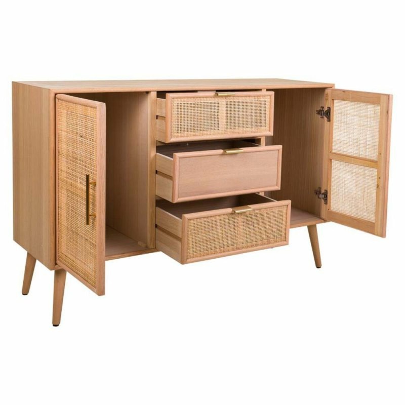 Buffet Alexandra House Living Naturel Bois MDF 81 x 40 x 120 cm