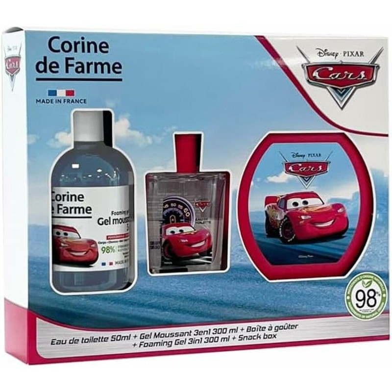 Parfum pour enfant Corine de Farme CARS EDT 50 ml 300 ml 3 Pièces