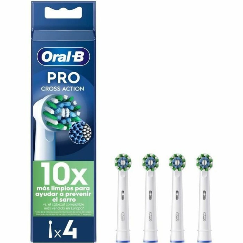 Rechange brosse à dents électrique Oral-B Pro Cross Action Blanc