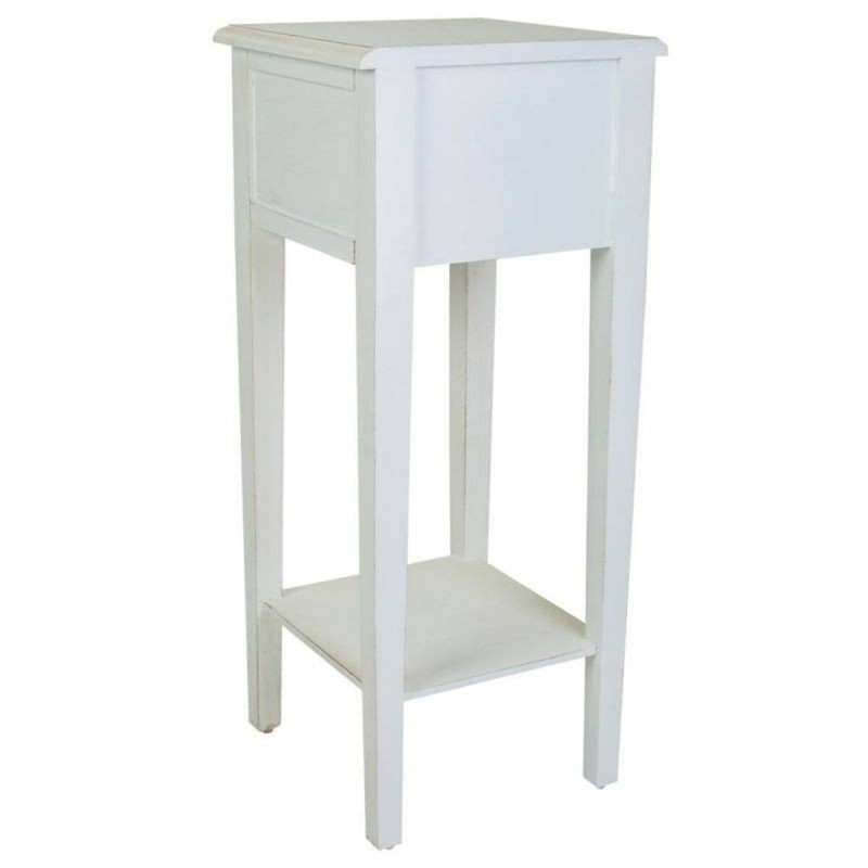 Table d'appoint Alexandra House Living Blanc 33 x 78 x 33 cm