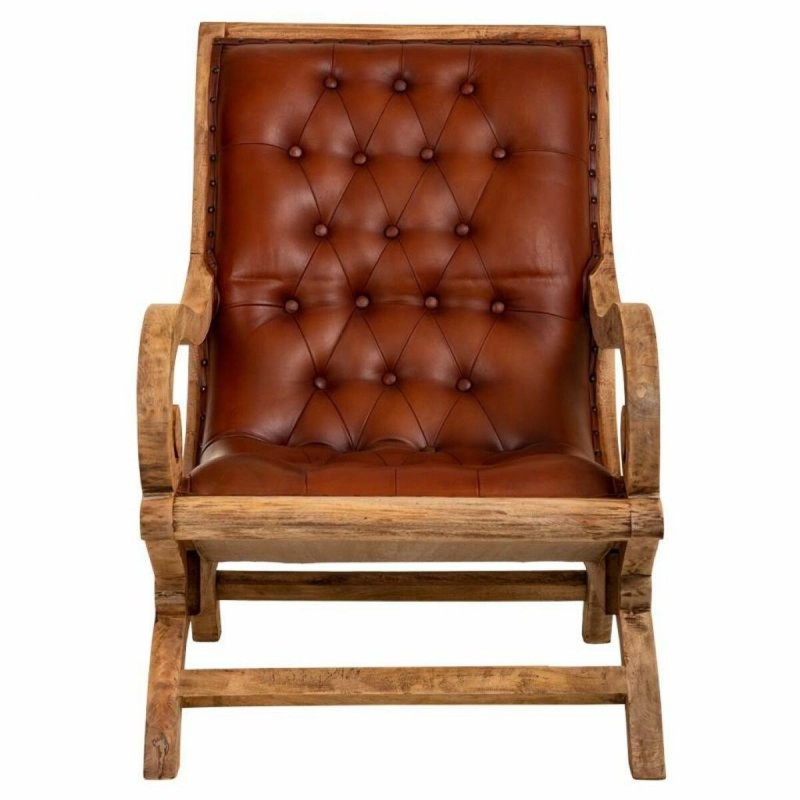 Fauteuil Alexandra House Living Marron Naturel 98 x 94 x 65 cm