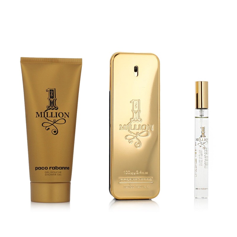 Set de Parfum Homme Paco Rabanne 1 Million EDT 3 Pièces