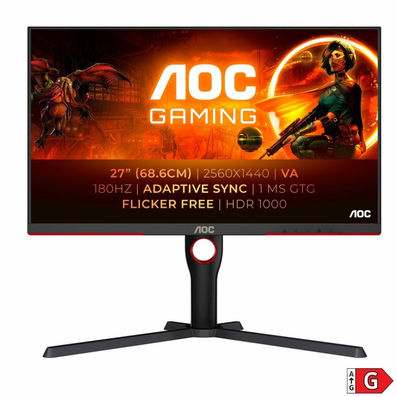 Monitor Gaming AOC Q27G3XMN/BK 27" 2K