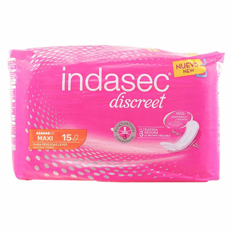 Compresses pour Incontinence Discreet Maxi Indasec (Parapharmacie)