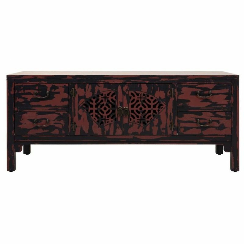 Meuble d'Appoint Alexandra House Living Rouge Bois d'épicéa Bois MDF 40 x 50 x 120 cm