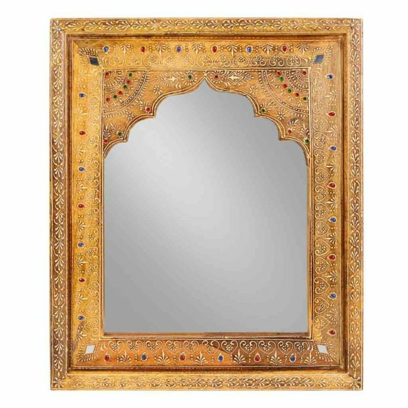 Miroir mural Alexandra House Living Blanc Naturel 3 x 51 x 42 cm Rectangulaire