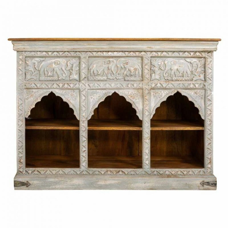 Buffet Alexandra House Living Bois de manguier 40 x 96 x 132 cm