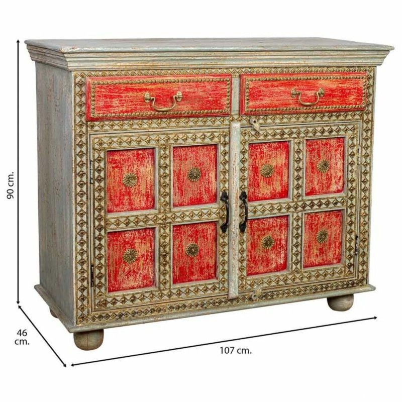 Buffet Alexandra House Living Bois de manguier 46 x 90 x 107 cm