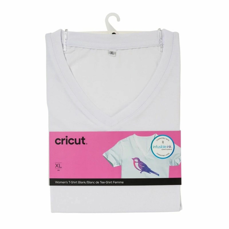 Tee-shirt personnalisable pour Plotter Cricut Women's Blanc