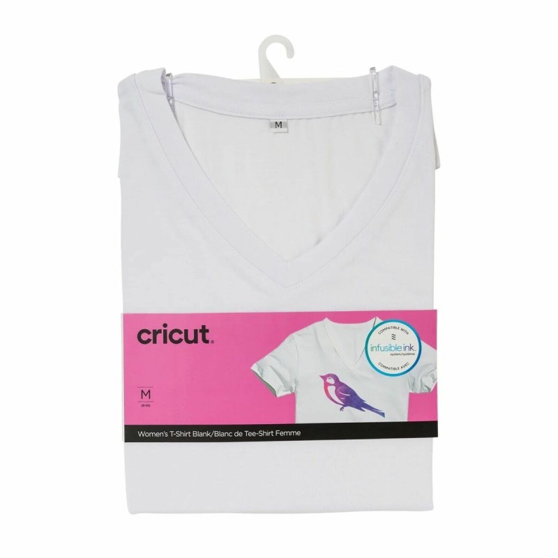 Tee-shirt personnalisable pour Plotter Cricut Women's Blanc