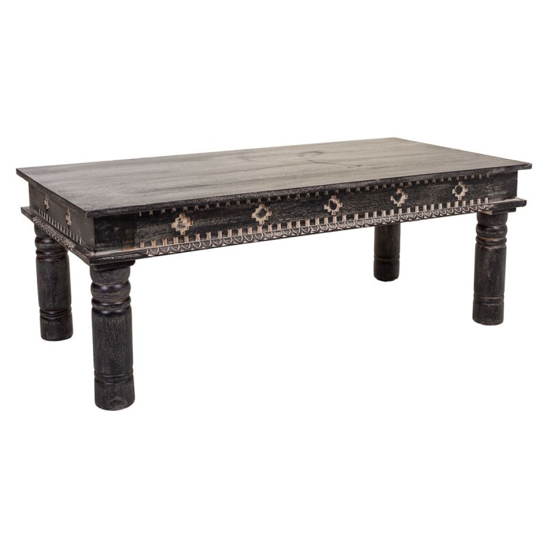 Table d'appoint Alexandra House Living Noir Bois de manguier 61 x 46 x 119 cm