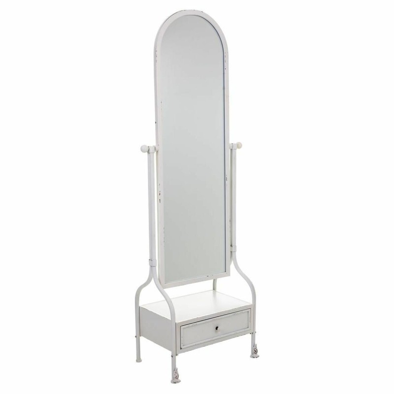 Miroir sur pied Alexandra House Living Blanc Fer 38 x 184 x 65 cm