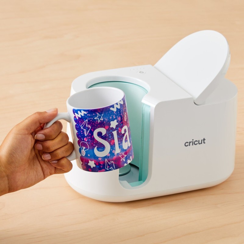 Tasse personnalisable pour plotter de découpe Cricut Ceramic Blanc Céramique (2 Unités)