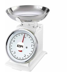 bascule de cuisine rétro EDM Blanc 5 kg 20