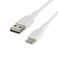 Câble USB-C vers USB Belkin CAB001BT0MWH Blanc 15 cm