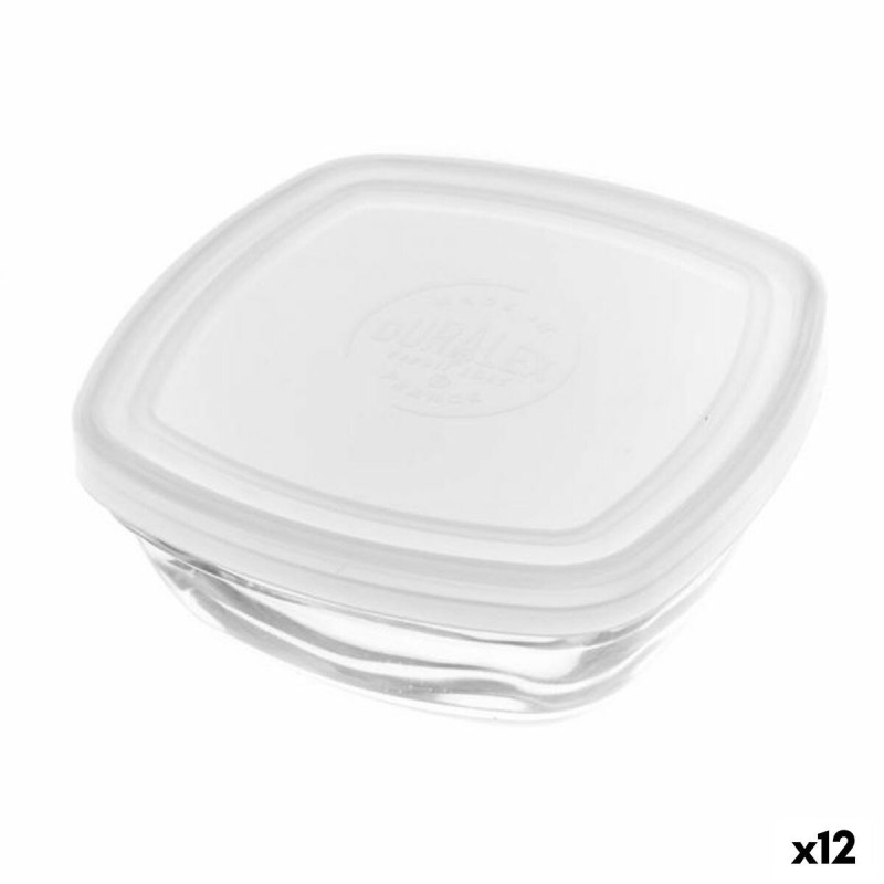 Panier-repas carré avec couvercle Duralex FreshBox Transparent 300 ml 11 x 11 x 4