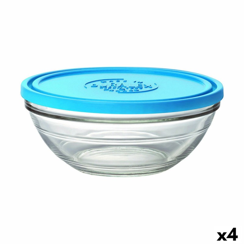 Panier-repas rond avec couvercle Duralex FreshBox Bleu 2