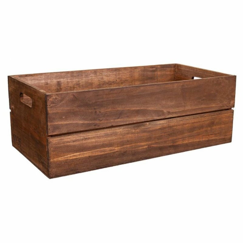 Boîtes de rangement Alexandra House Living Marron Bois d'épicéa 2 Pièces