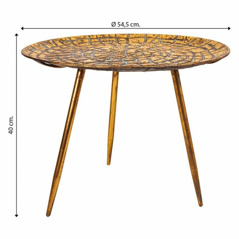 Table Basse Alexandra House Living Doré Fer 54 x 40 x 54 cm