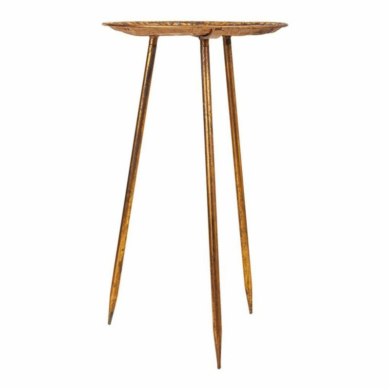 Table d'angle Alexandra House Living Doré 34 x 59 x 34 cm